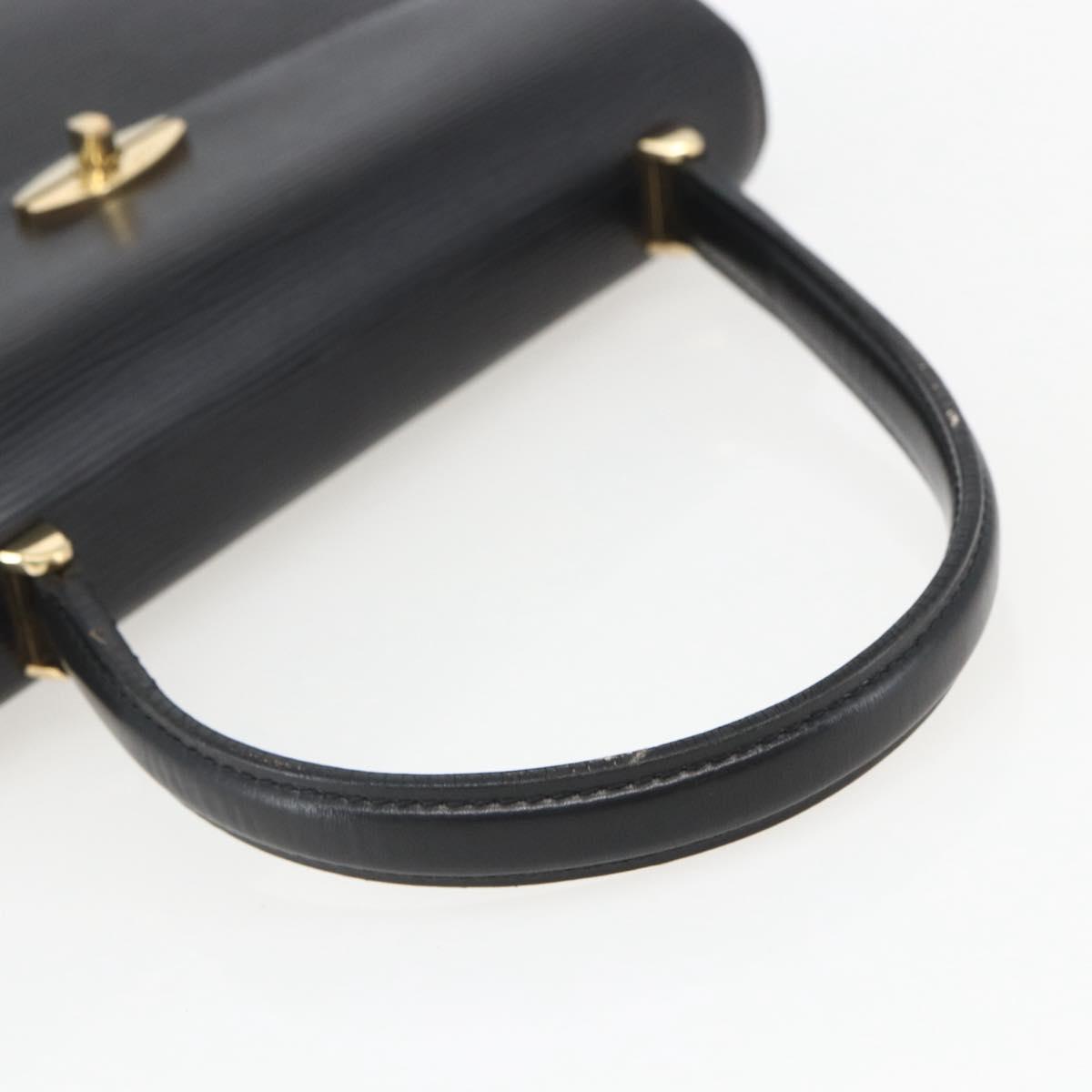 LOUIS VUITTON Epi Malesherbes Hand Bag Black M52372 LV Auth 162295