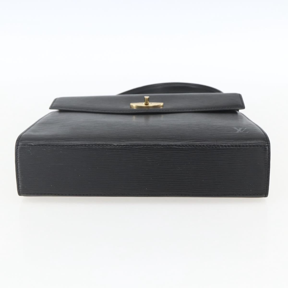 LOUIS VUITTON Epi Malesherbes Hand Bag Black M52372 LV Auth 162295