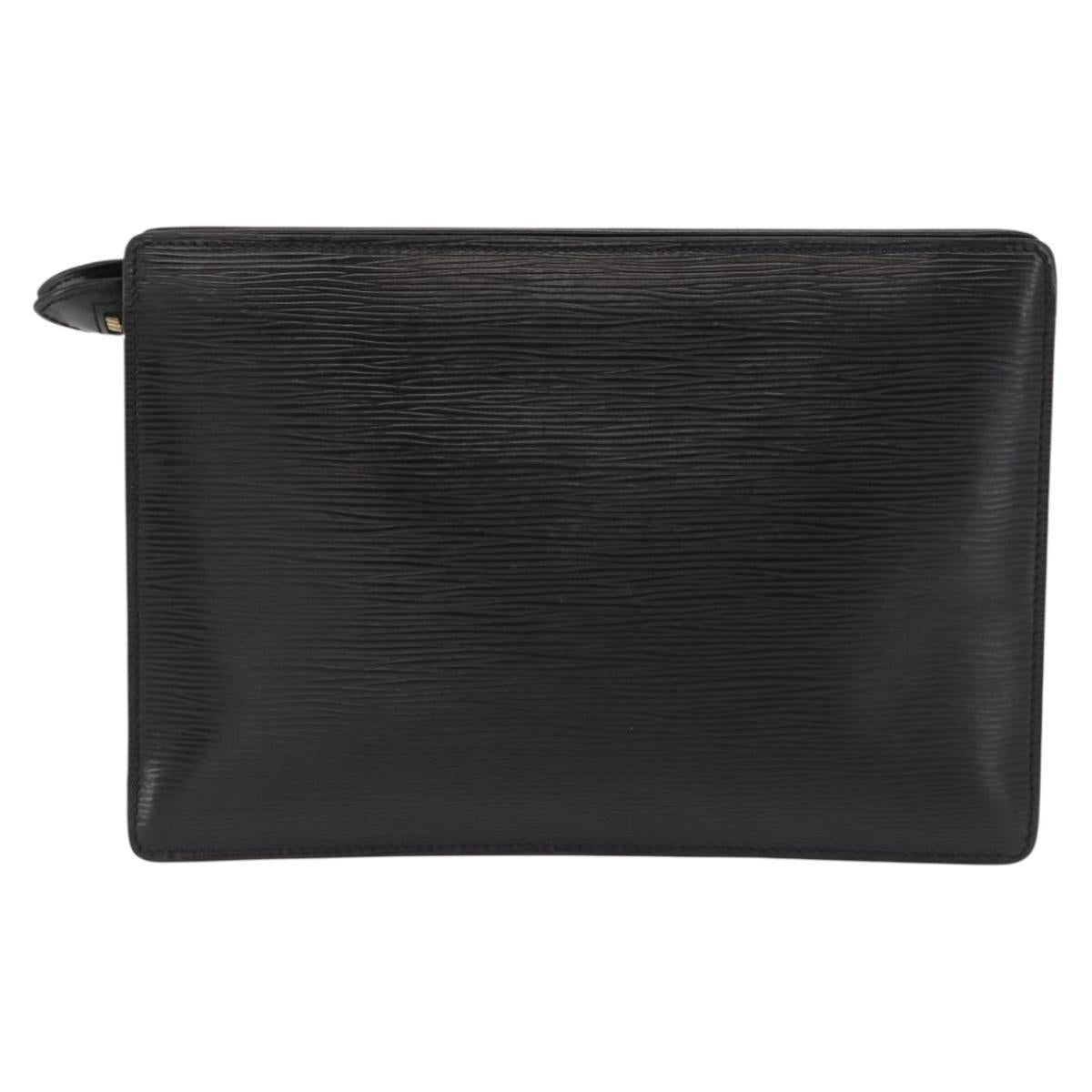 LOUIS VUITTON Epi Angian Shoulder Bag 2way Black M52112 LV Auth 162296