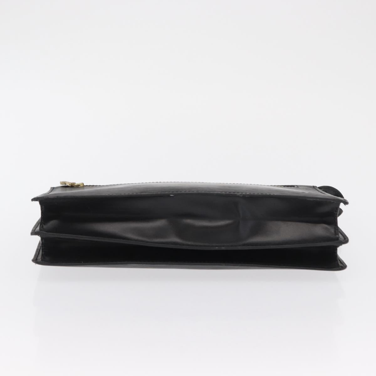 LOUIS VUITTON Epi Angian Shoulder Bag 2way Black M52112 LV Auth 162296