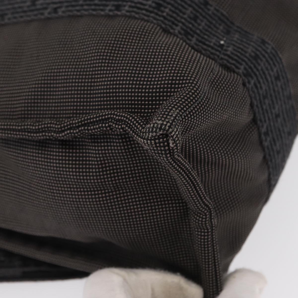 HERMES Her Line A Dos MM Backpack Canvas Gray Silver Auth 162331