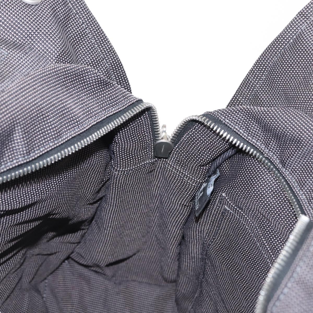 HERMES Her Line A Dos MM Backpack Canvas Gray Silver Auth 162331