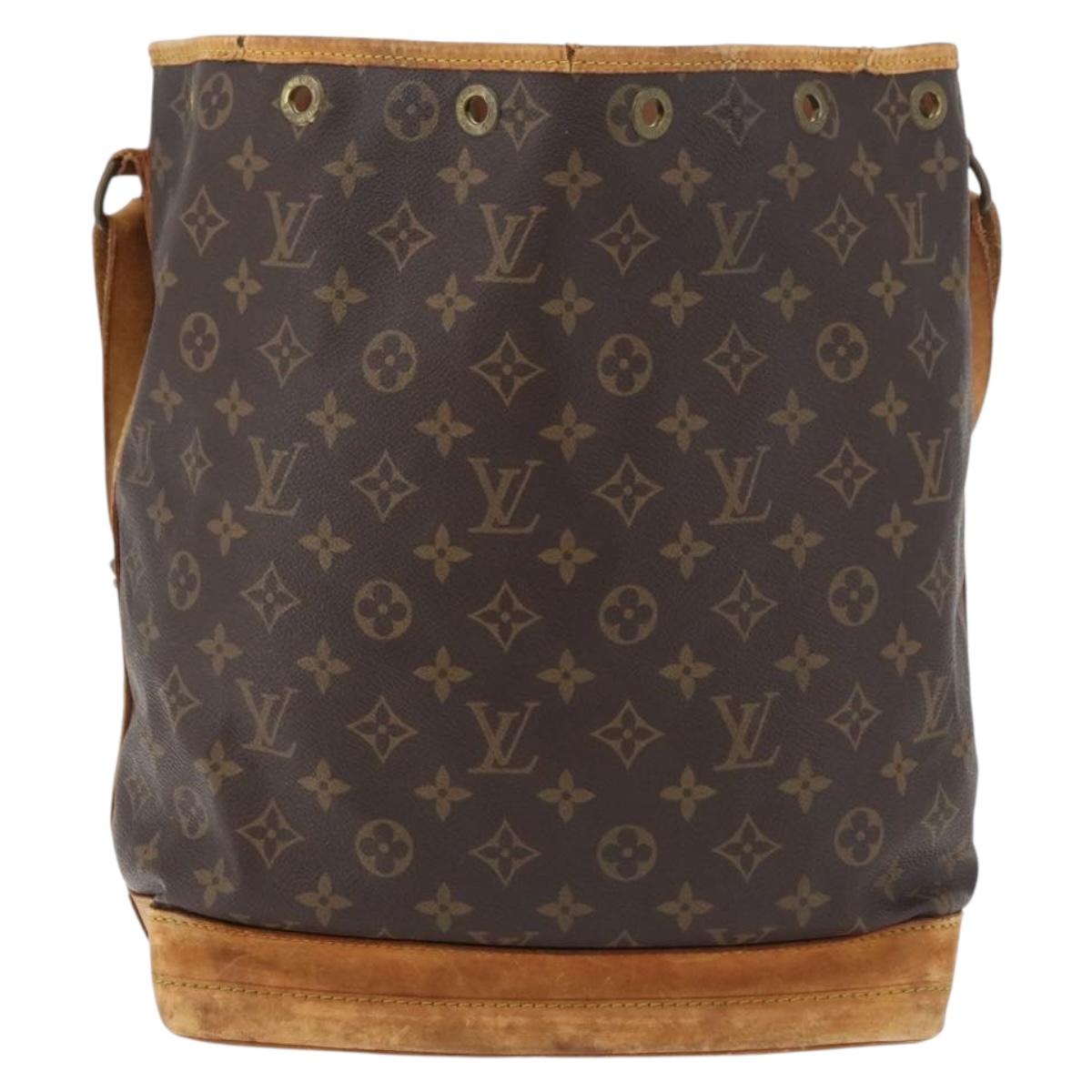 LOUIS VUITTON Monogram Noe Shoulder Bag M42224 LV Auth 162355