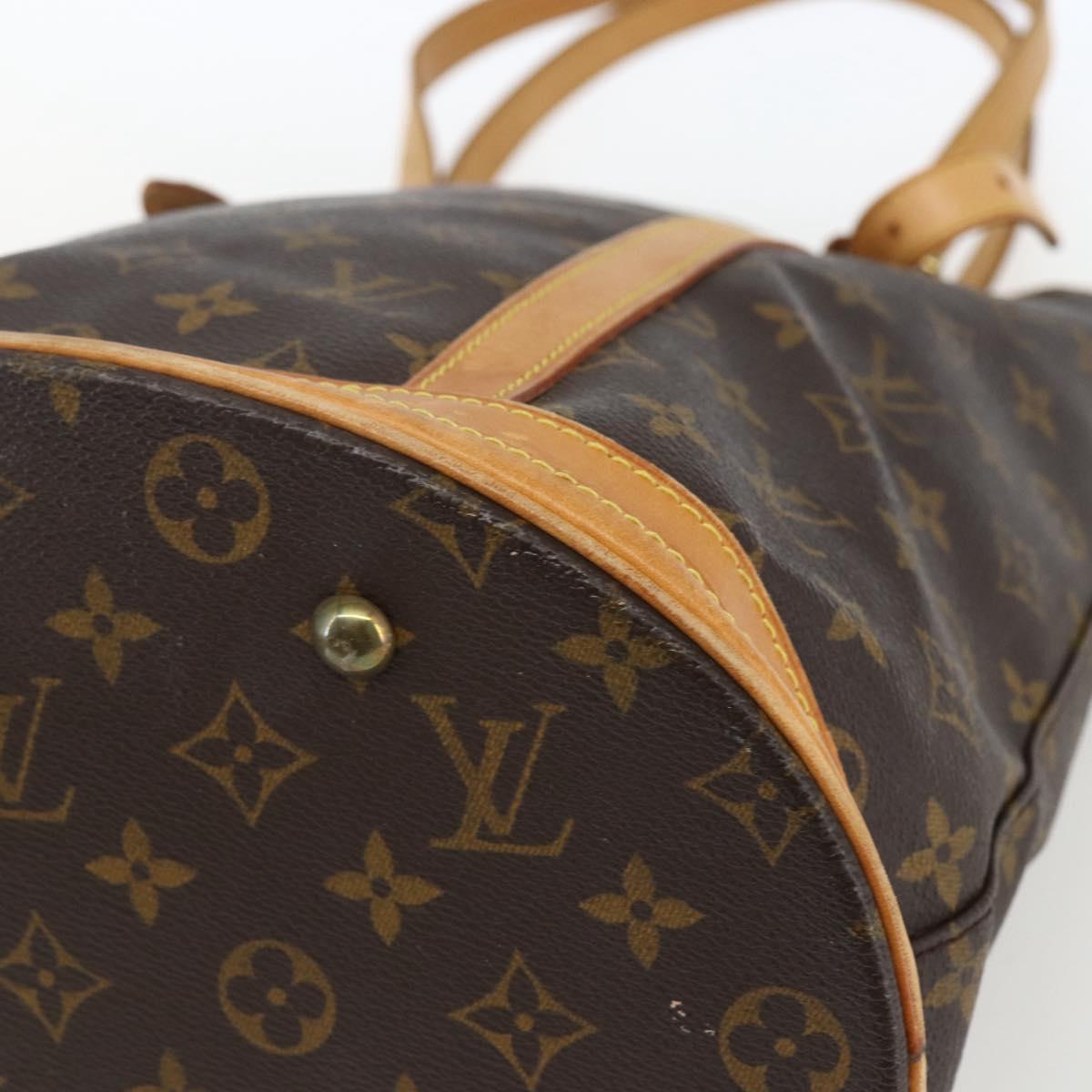 LOUIS VUITTON Monogram Bucket GM Shoulder Bag M42236 LV Auth 162356