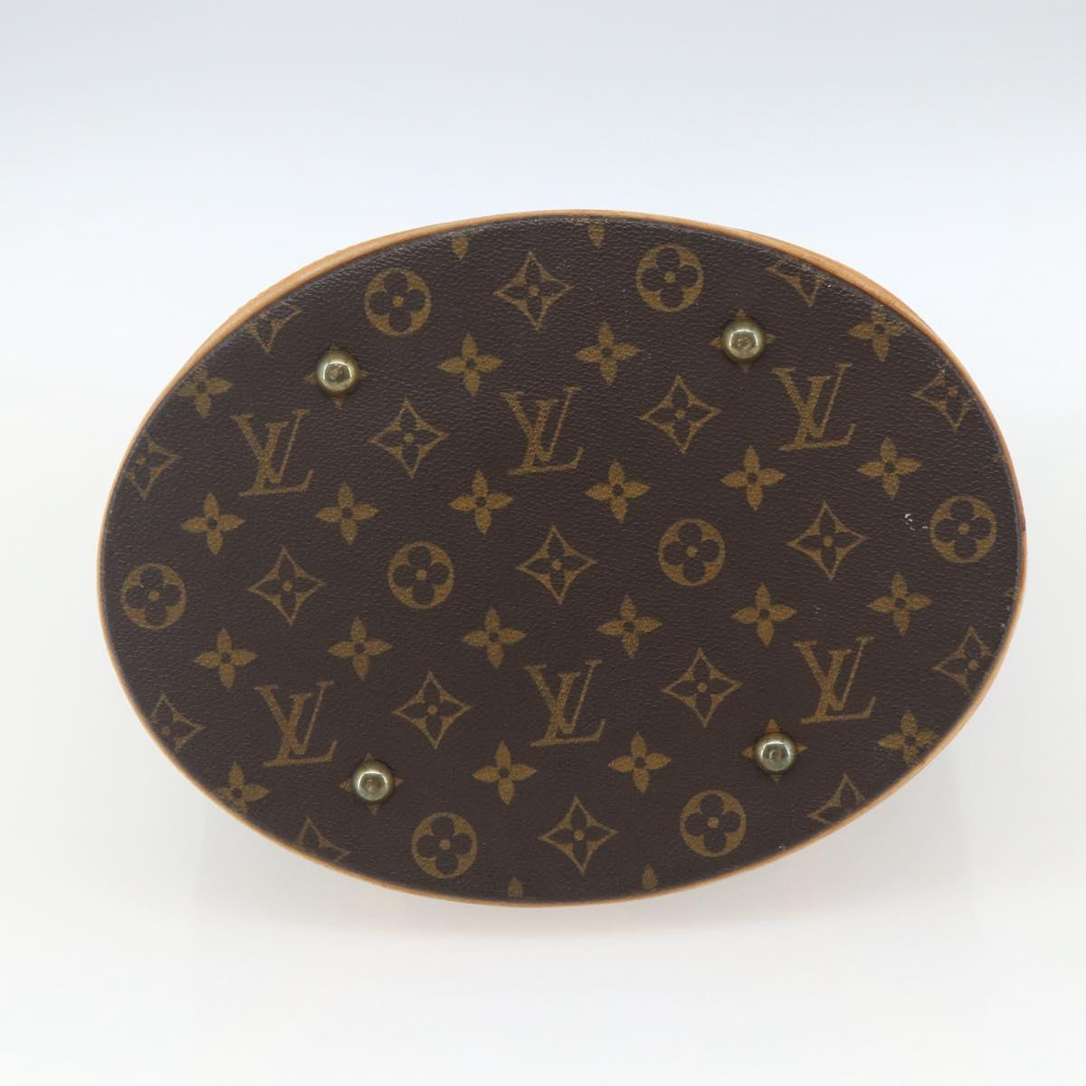 LOUIS VUITTON Monogram Bucket GM Shoulder Bag M42236 LV Auth 162356