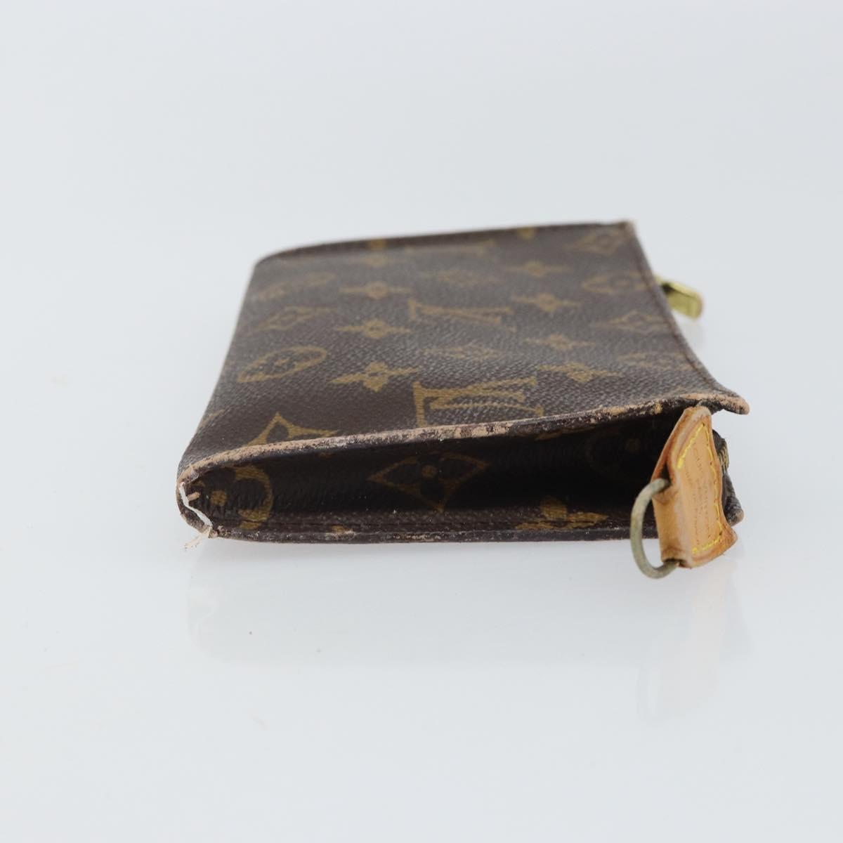 LOUIS VUITTON Monogram Bucket GM Accessory Pouch LV Auth 162357