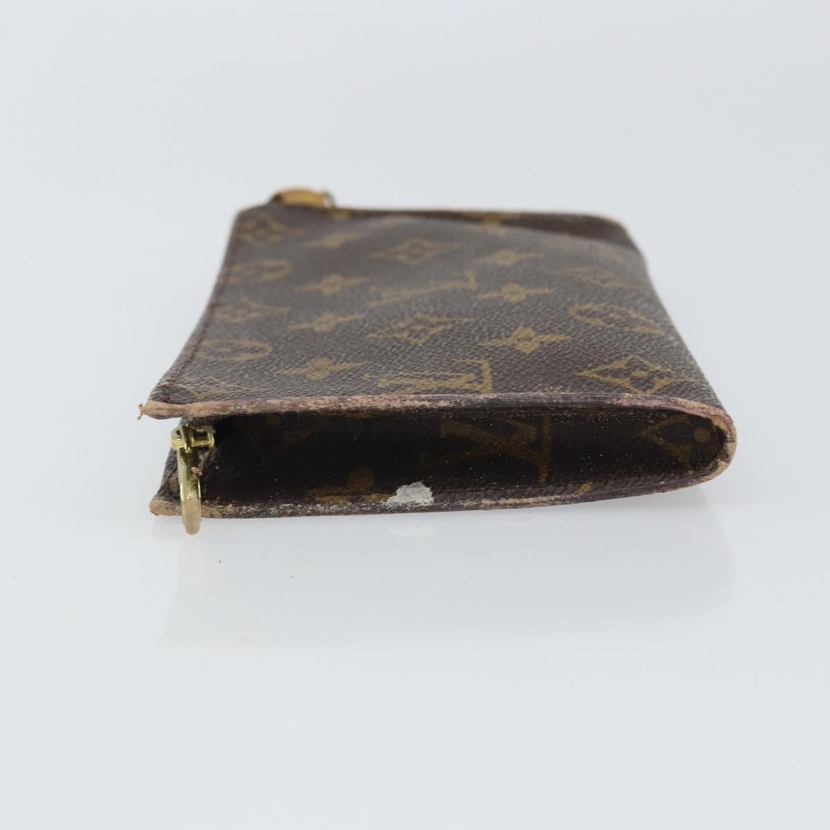 LOUIS VUITTON Monogram Bucket GM Accessory Pouch LV Auth 162357