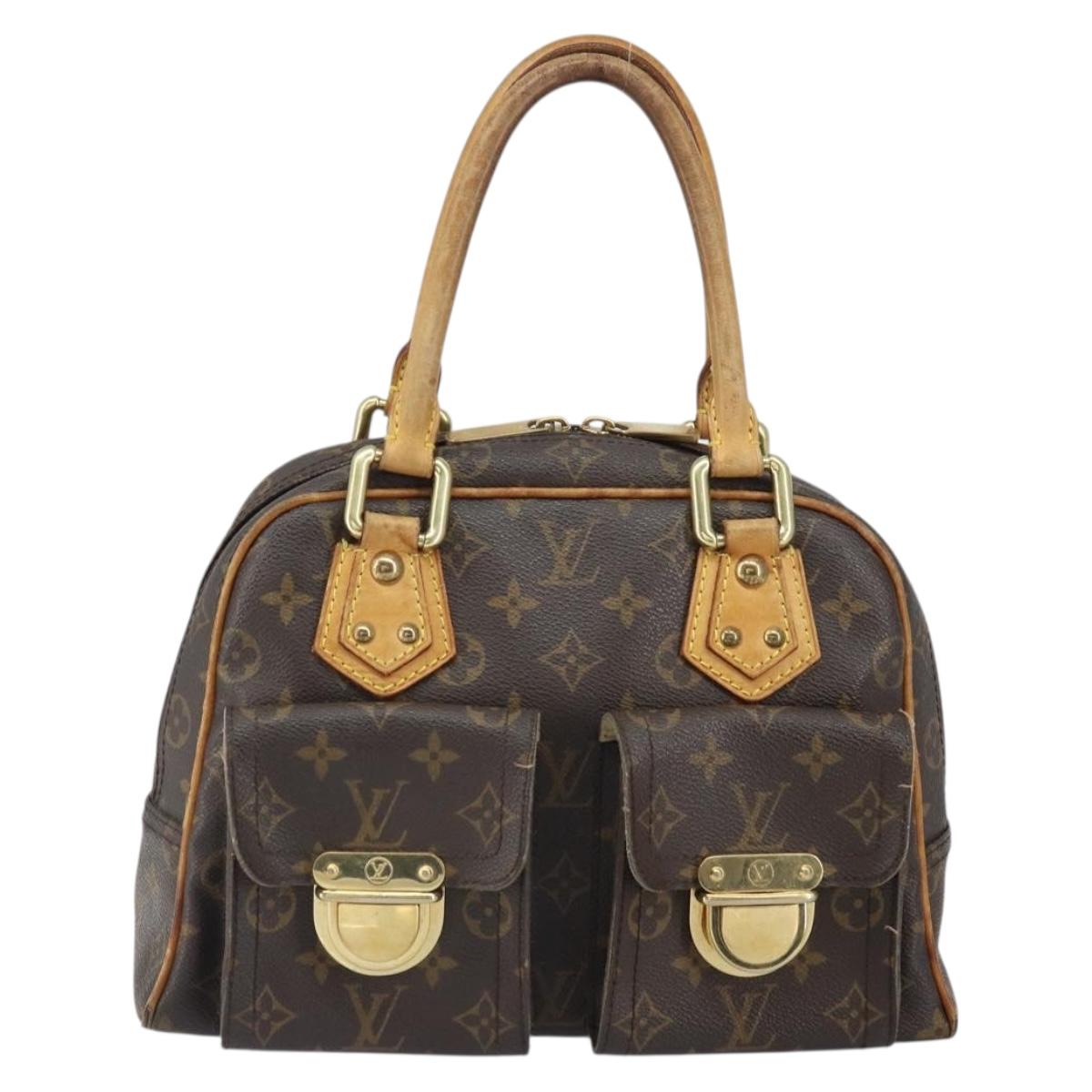 LOUIS VUITTON Monogram Manhattan PM Hand Bag M40026 LV Auth 162359