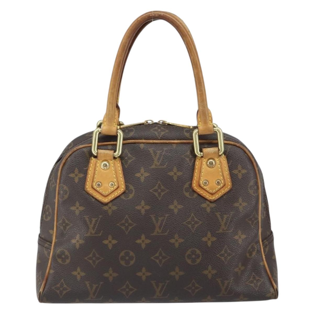 LOUIS VUITTON Monogram Manhattan PM Hand Bag M40026 LV Auth 162359