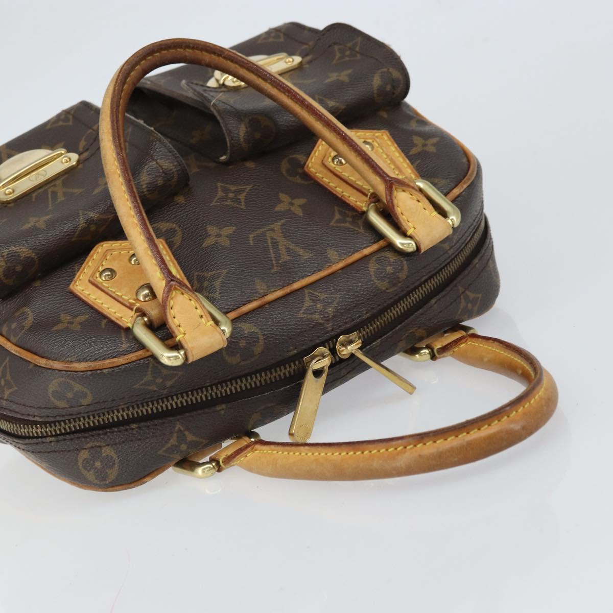LOUIS VUITTON Monogram Manhattan PM Hand Bag M40026 LV Auth 162359