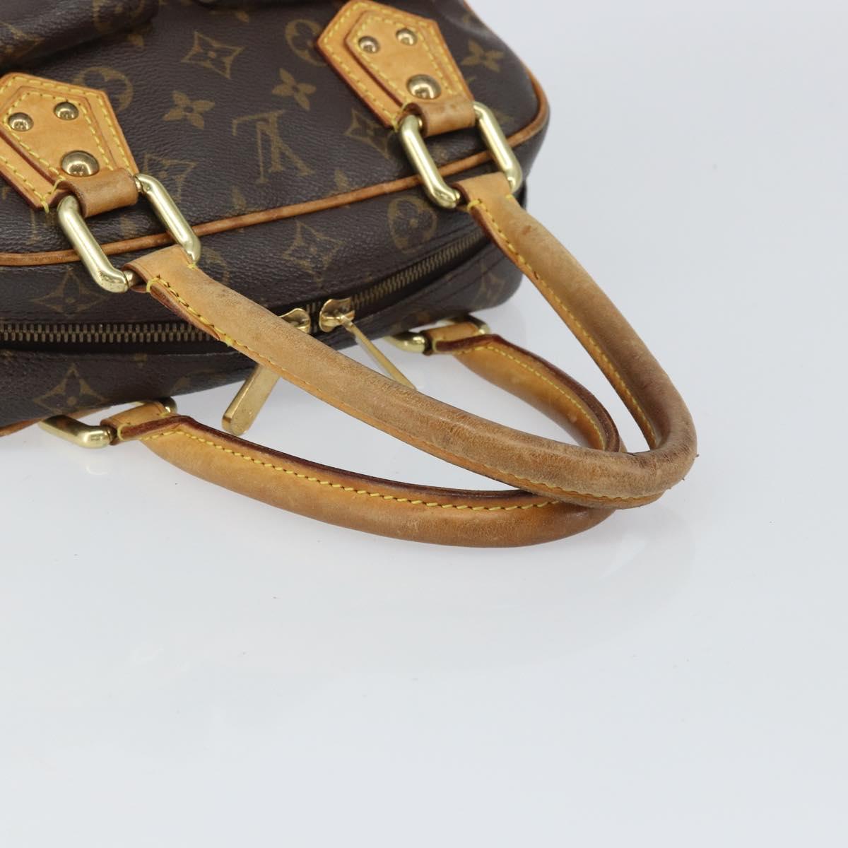LOUIS VUITTON Monogram Manhattan PM Hand Bag M40026 LV Auth 162359
