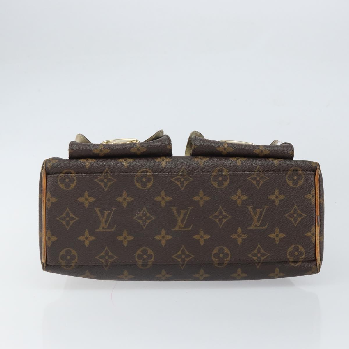 LOUIS VUITTON Monogram Manhattan PM Hand Bag M40026 LV Auth 162359