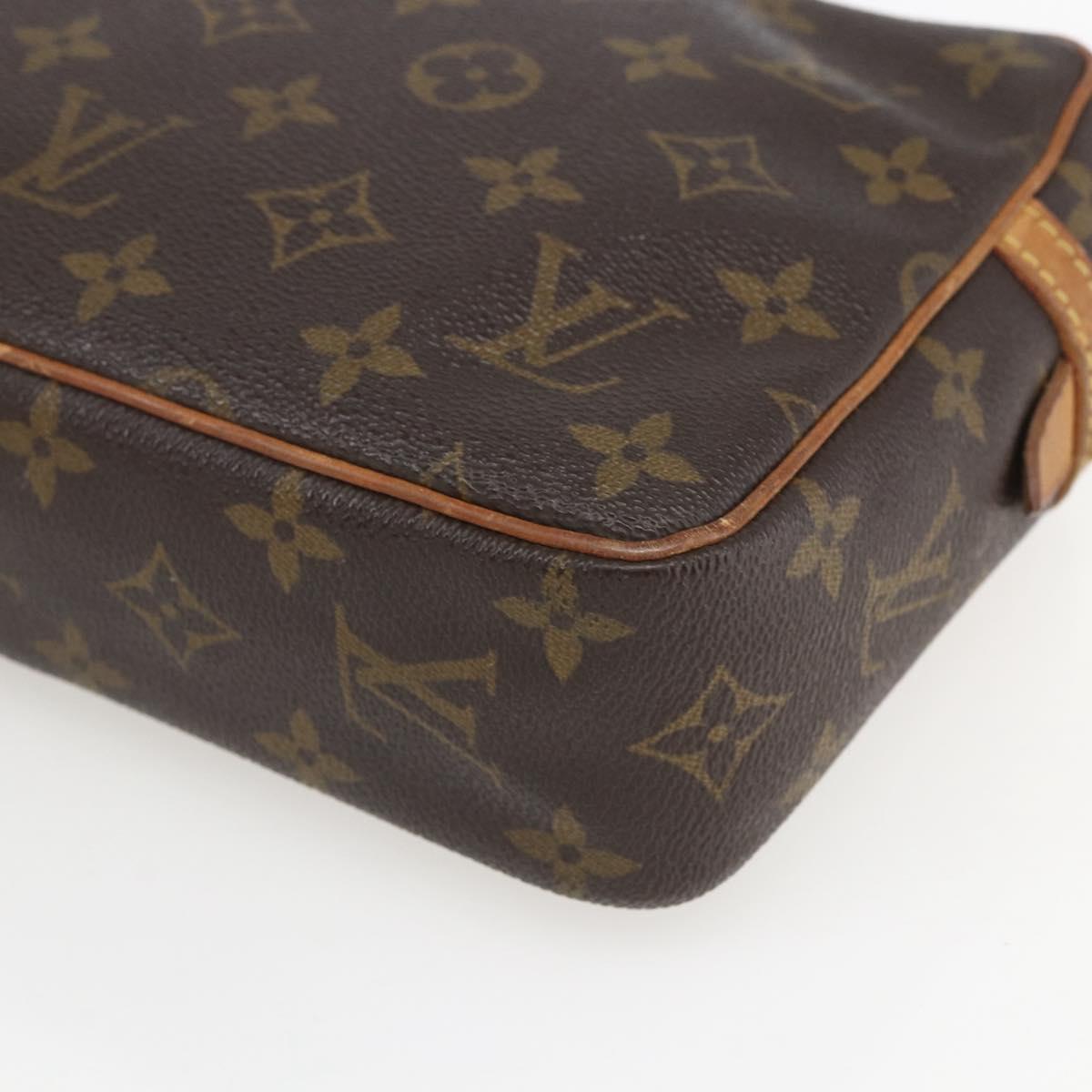 LOUIS VUITTON Monogram Compiegne 23 Clutch Bag M51847 LV Auth 162367