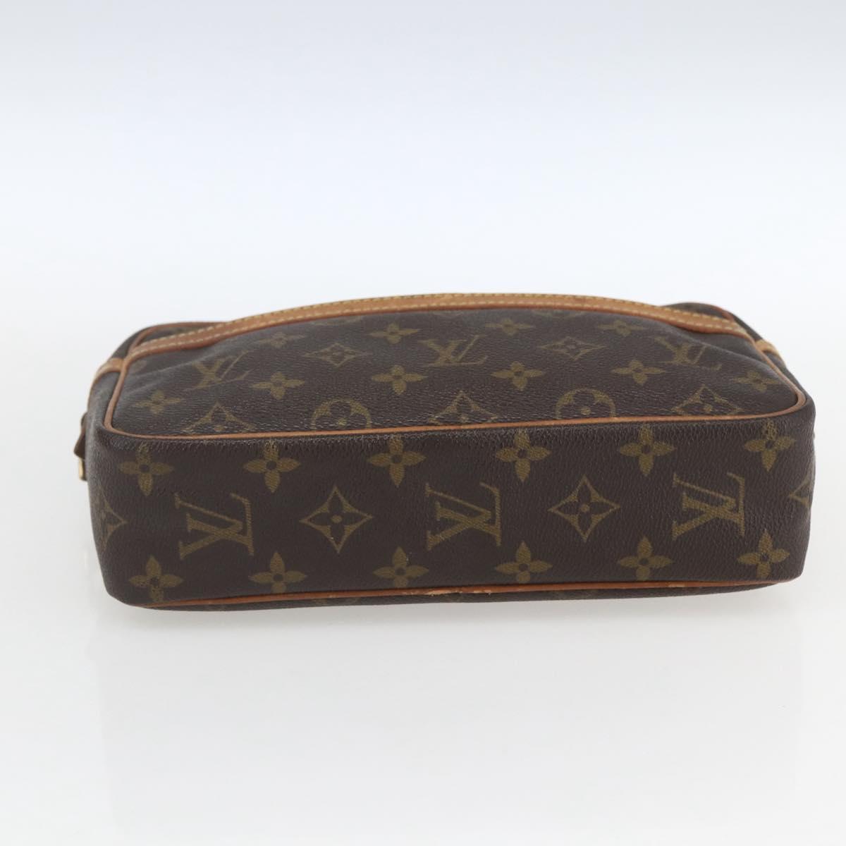 LOUIS VUITTON Monogram Compiegne 23 Clutch Bag M51847 LV Auth 162367