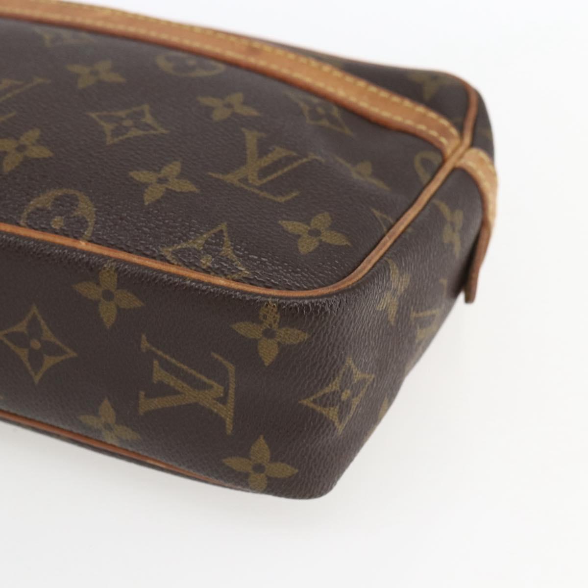 LOUIS VUITTON Monogram Compiegne 23 Clutch Bag M51847 LV Auth 162367