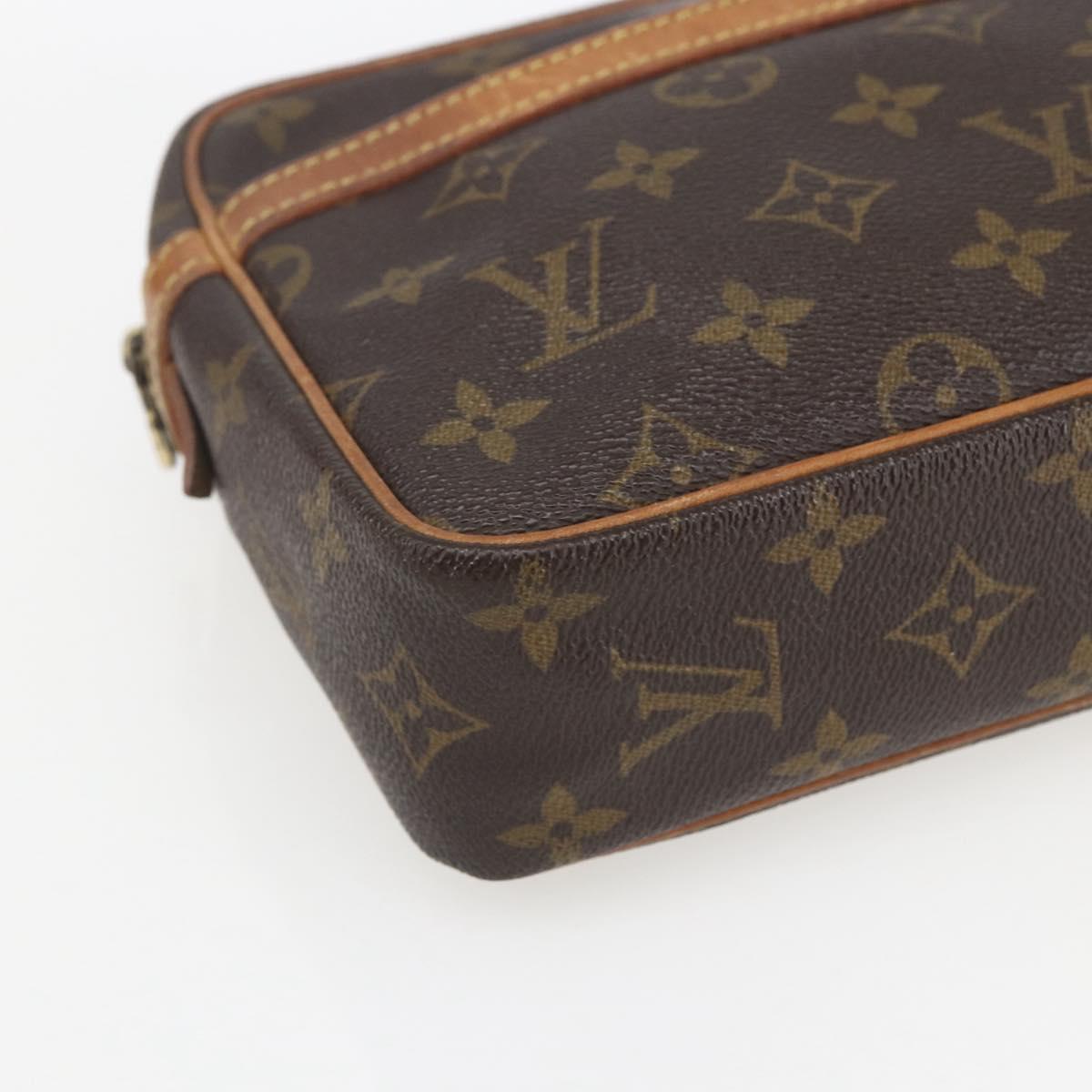 LOUIS VUITTON Monogram Compiegne 23 Clutch Bag M51847 LV Auth 162367