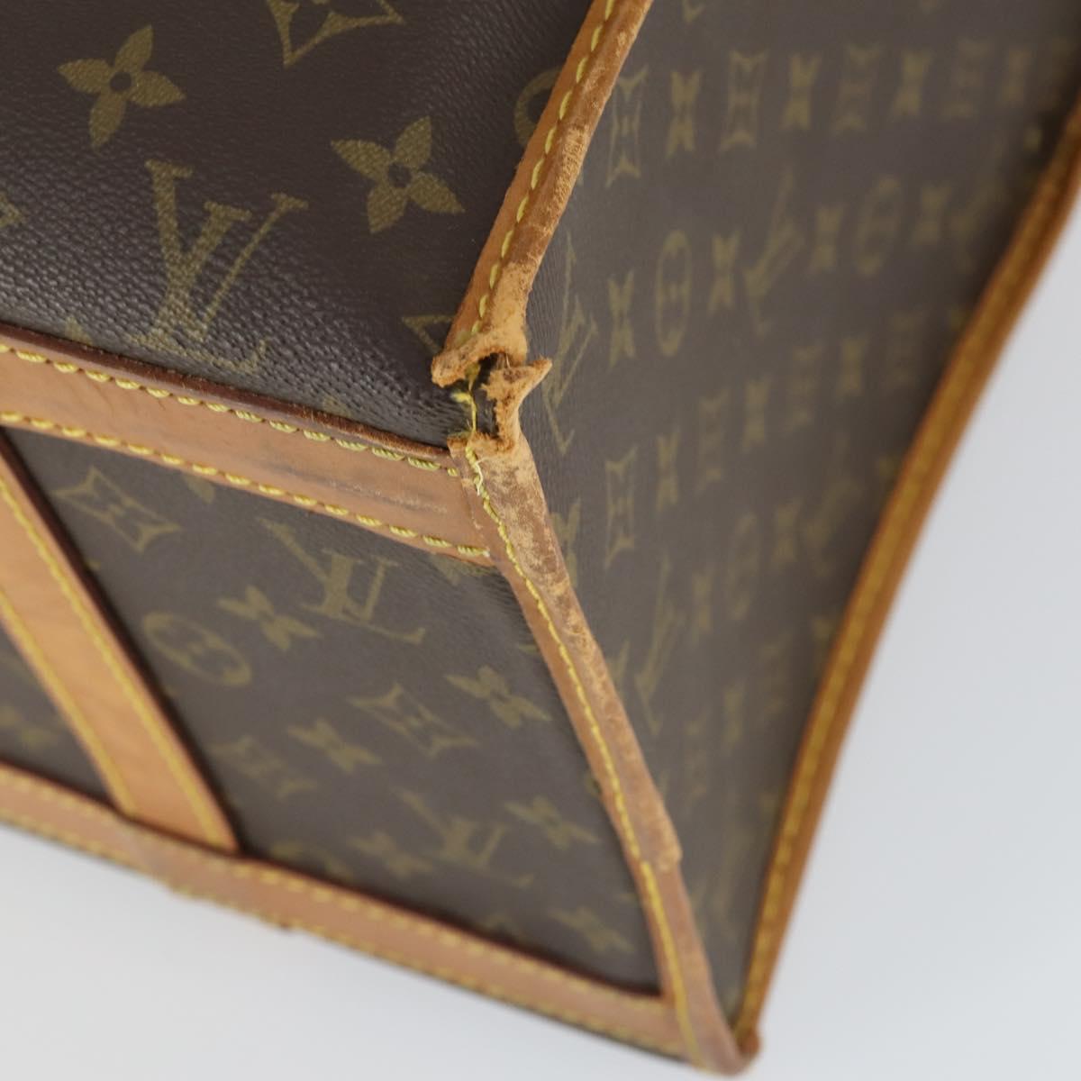 LOUIS VUITTON Monogram Sac Chasseur 40 Pet Carry M41924 LV Auth 162430