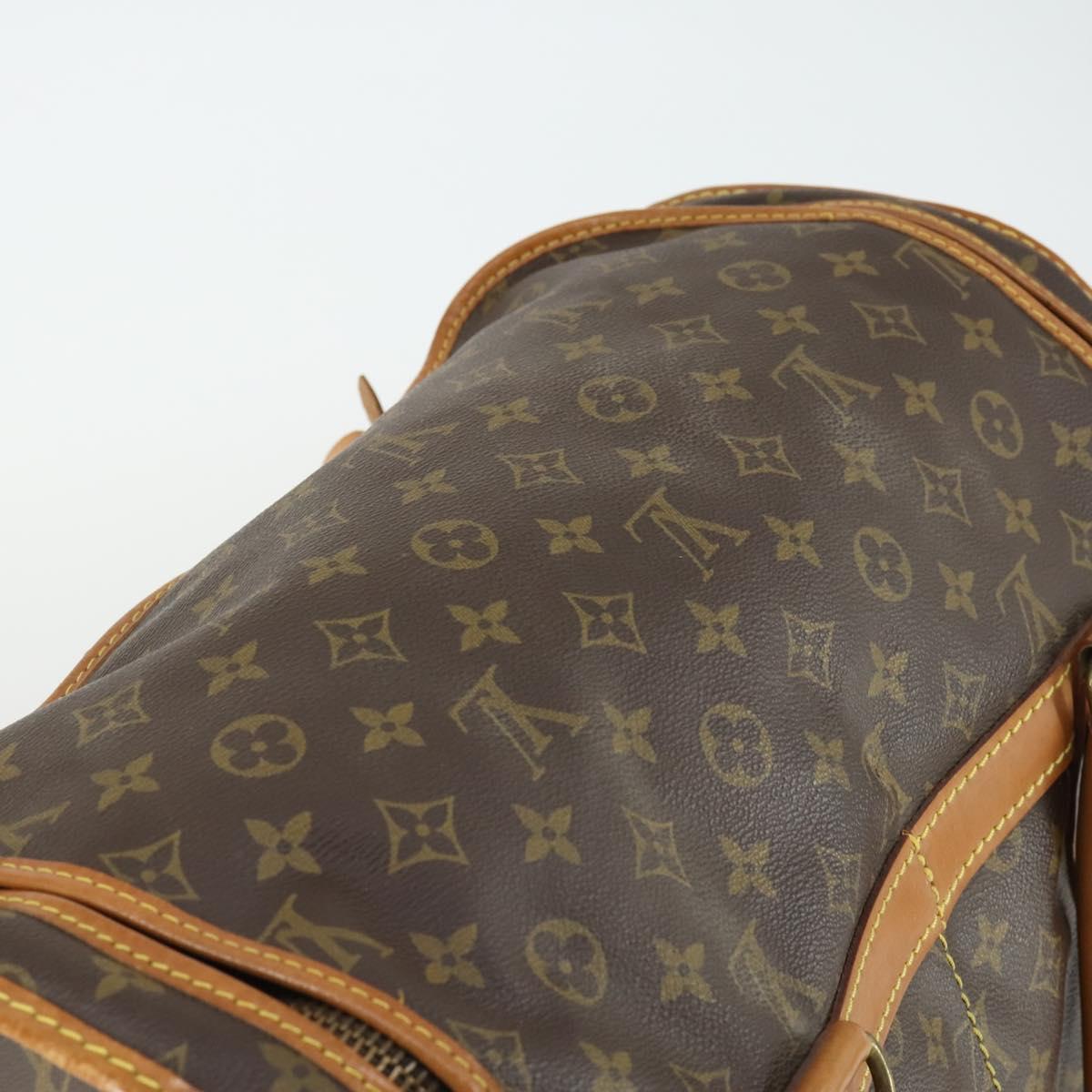 LOUIS VUITTON Monogram Sac Chasseur 40 Pet Carry M41924 LV Auth 162430