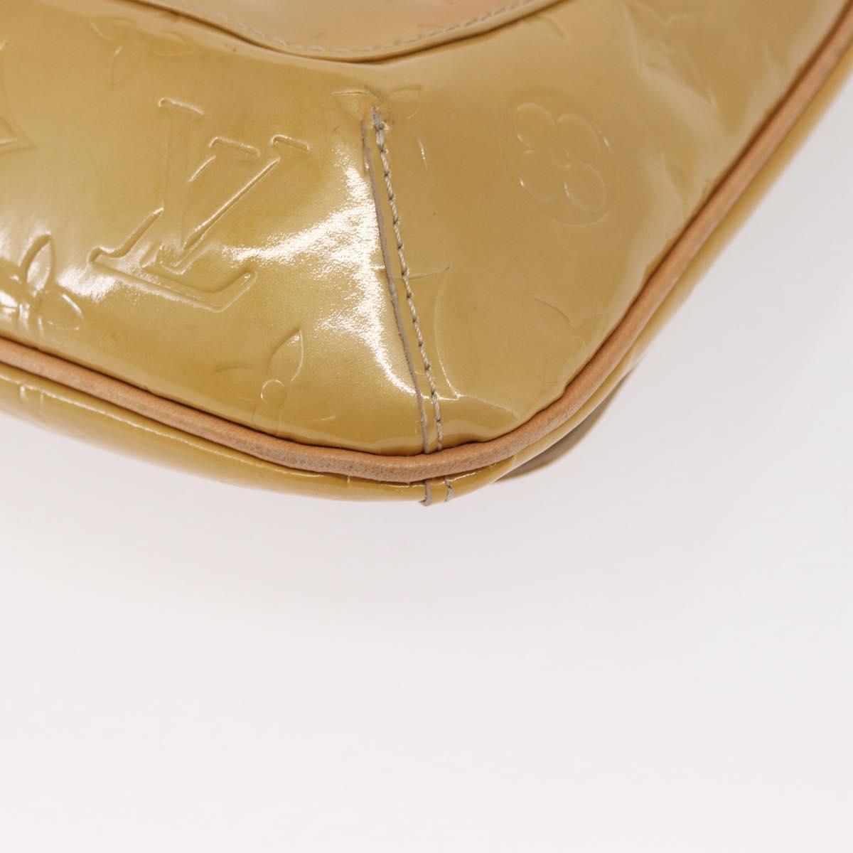 LOUIS VUITTON Monogram Vernis Thompson Street Bag Beige M91301 LV Auth 162432