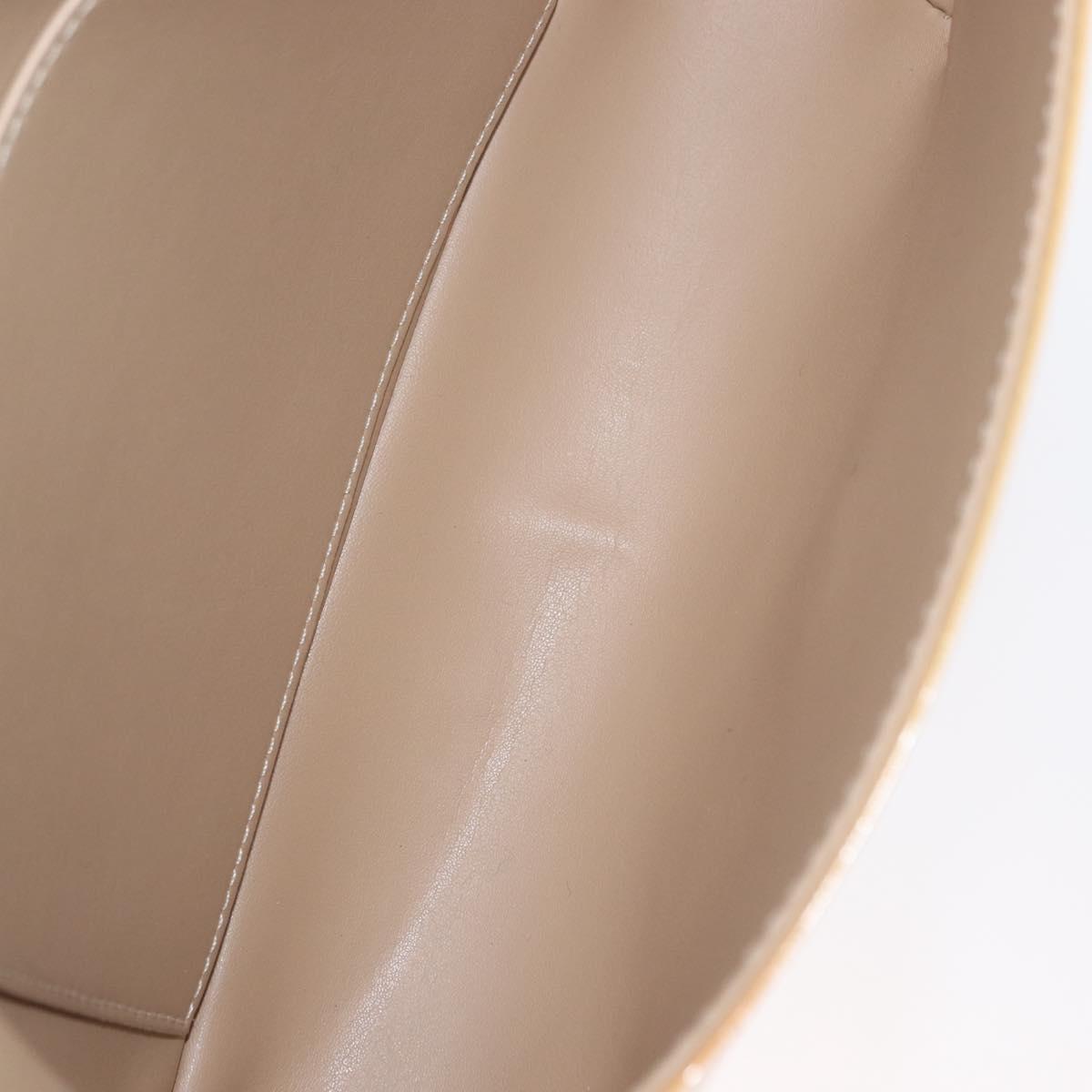 LOUIS VUITTON Monogram Vernis Thompson Street Bag Beige M91301 LV Auth 162432