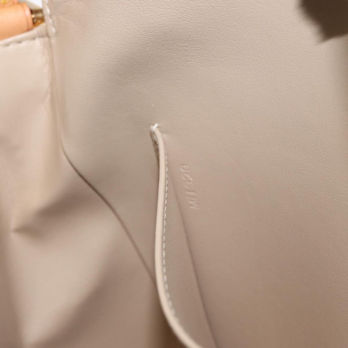 LOUIS VUITTON Monogram Vernis Thompson Street Bag Beige M91301 LV Auth 162432