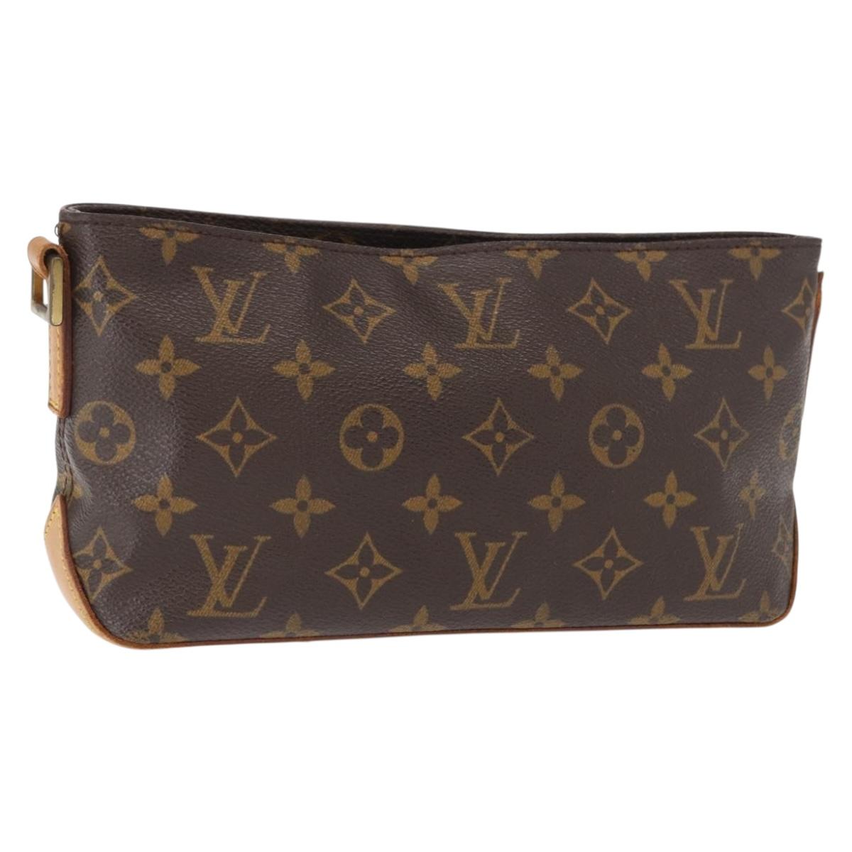 LOUIS VUITTON Monogram Trotteur Shoulder Bag M51240 LV Auth 162436