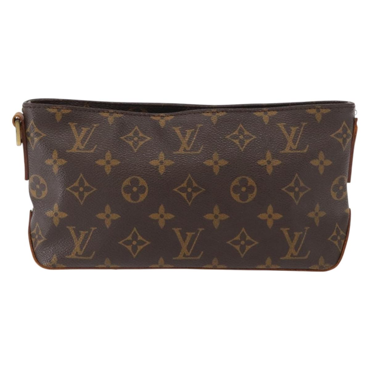 LOUIS VUITTON Monogram Trotteur Shoulder Bag M51240 LV Auth 162436