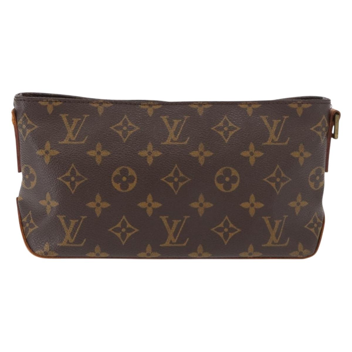 LOUIS VUITTON Monogram Trotteur Shoulder Bag M51240 LV Auth 162436