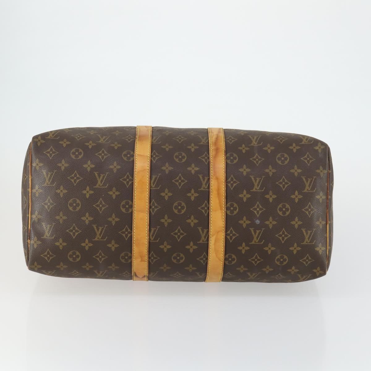 LOUIS VUITTON Monogram Keepall 45 Boston Bag M41428 LV Auth 162477