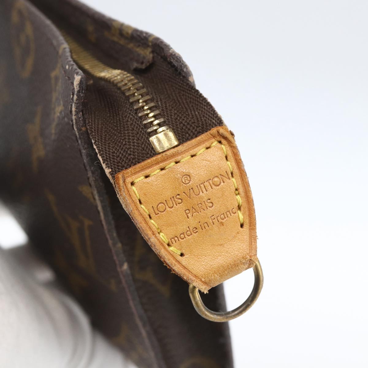 LOUIS VUITTON Monogram Bucket GM Accessory Pouch LV Auth 162489