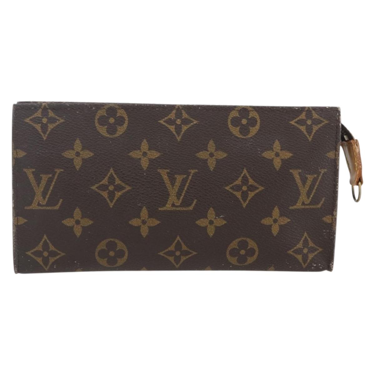 LOUIS VUITTON Monogram Bucket GM Accessory Pouch LV Auth 162489