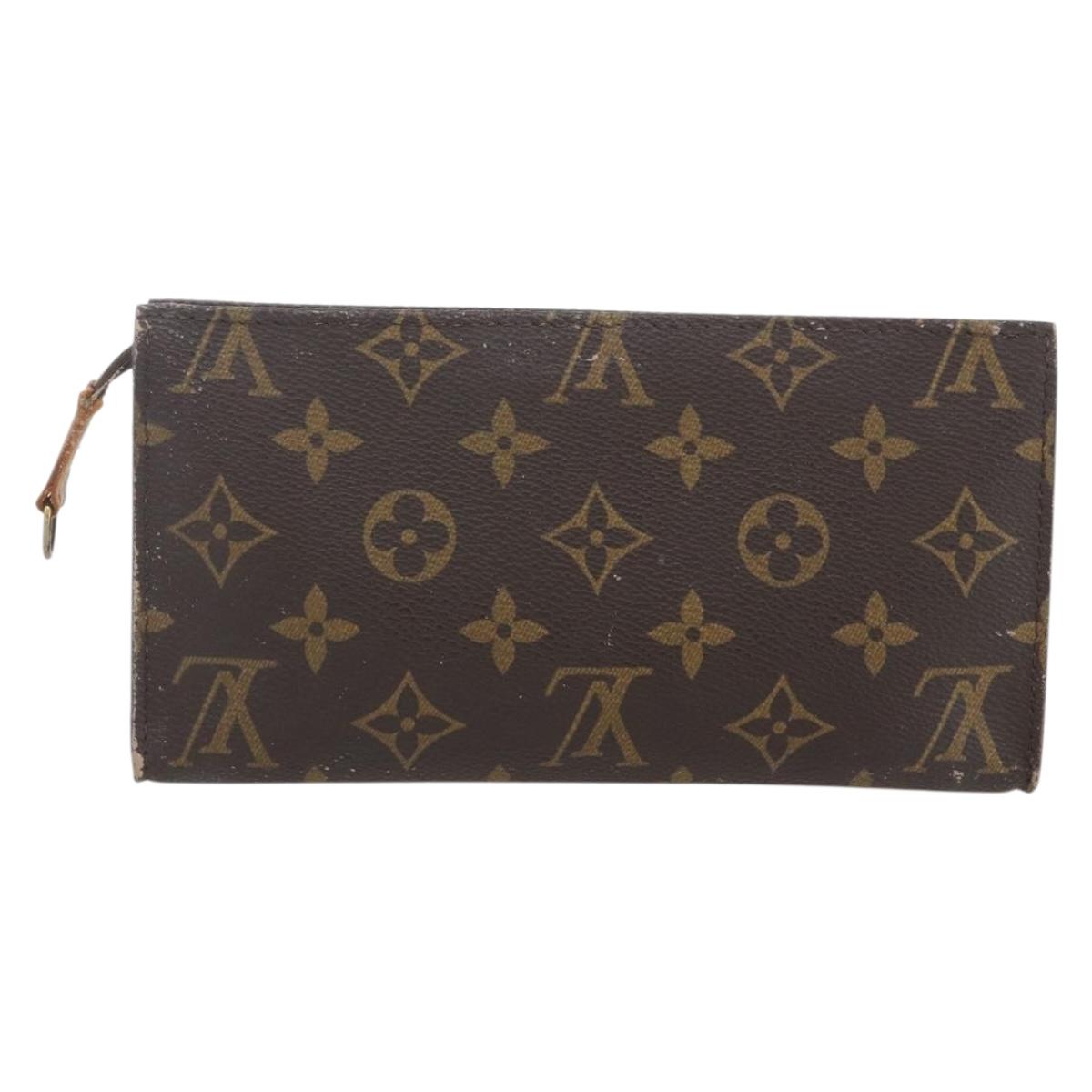 LOUIS VUITTON Monogram Bucket GM Accessory Pouch LV Auth 162489