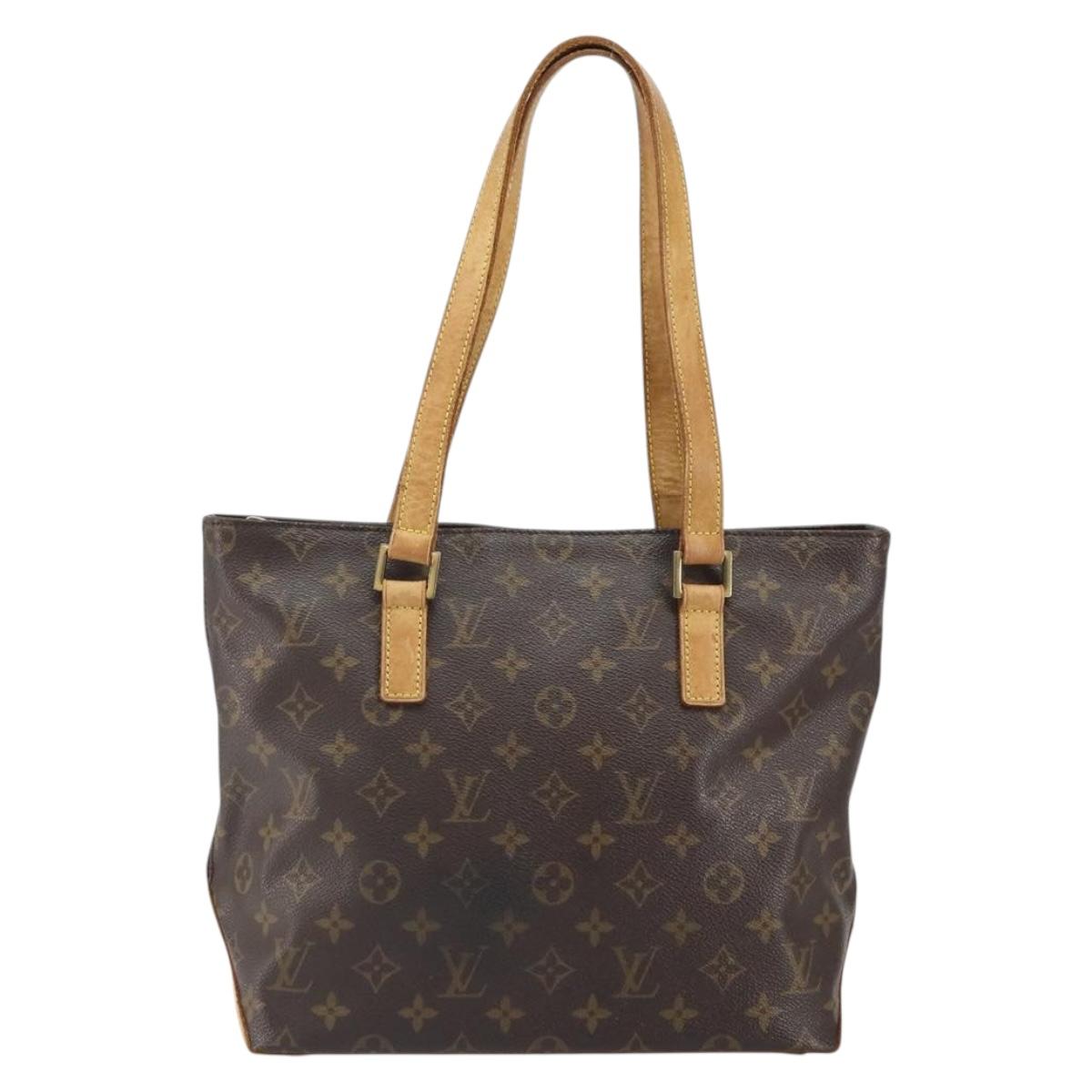 LOUIS VUITTON Monogram Cabas Piano Tote Bag M51148 LV Auth 162490