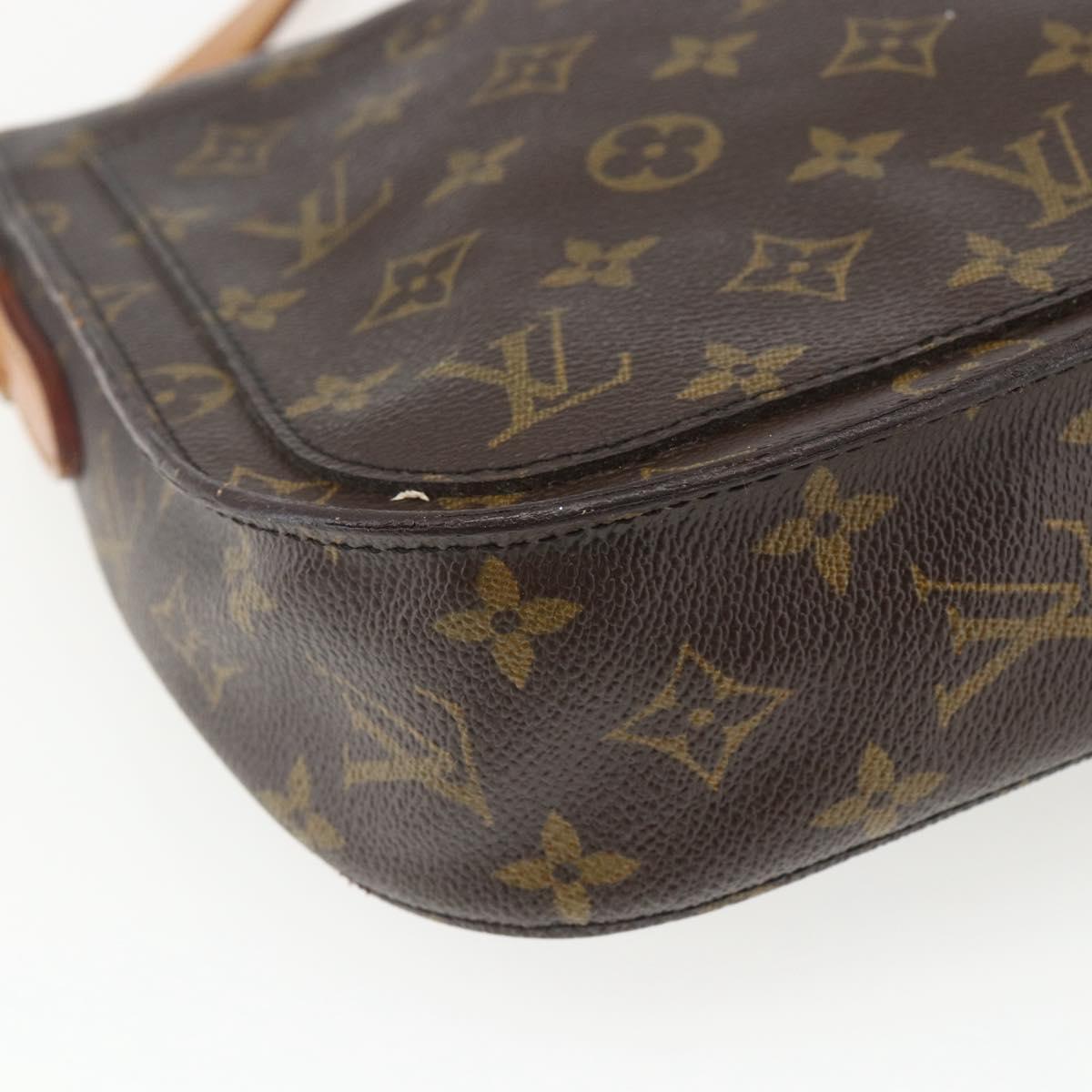 LOUIS VUITTON Monogram Saint Cloud GM Shoulder Bag M51242 LV Auth 162493