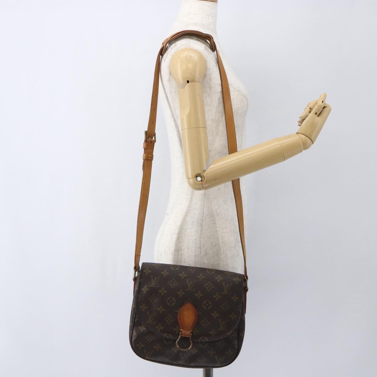 LOUIS VUITTON Monogram Saint Cloud GM Shoulder Bag M51242 LV Auth 162493