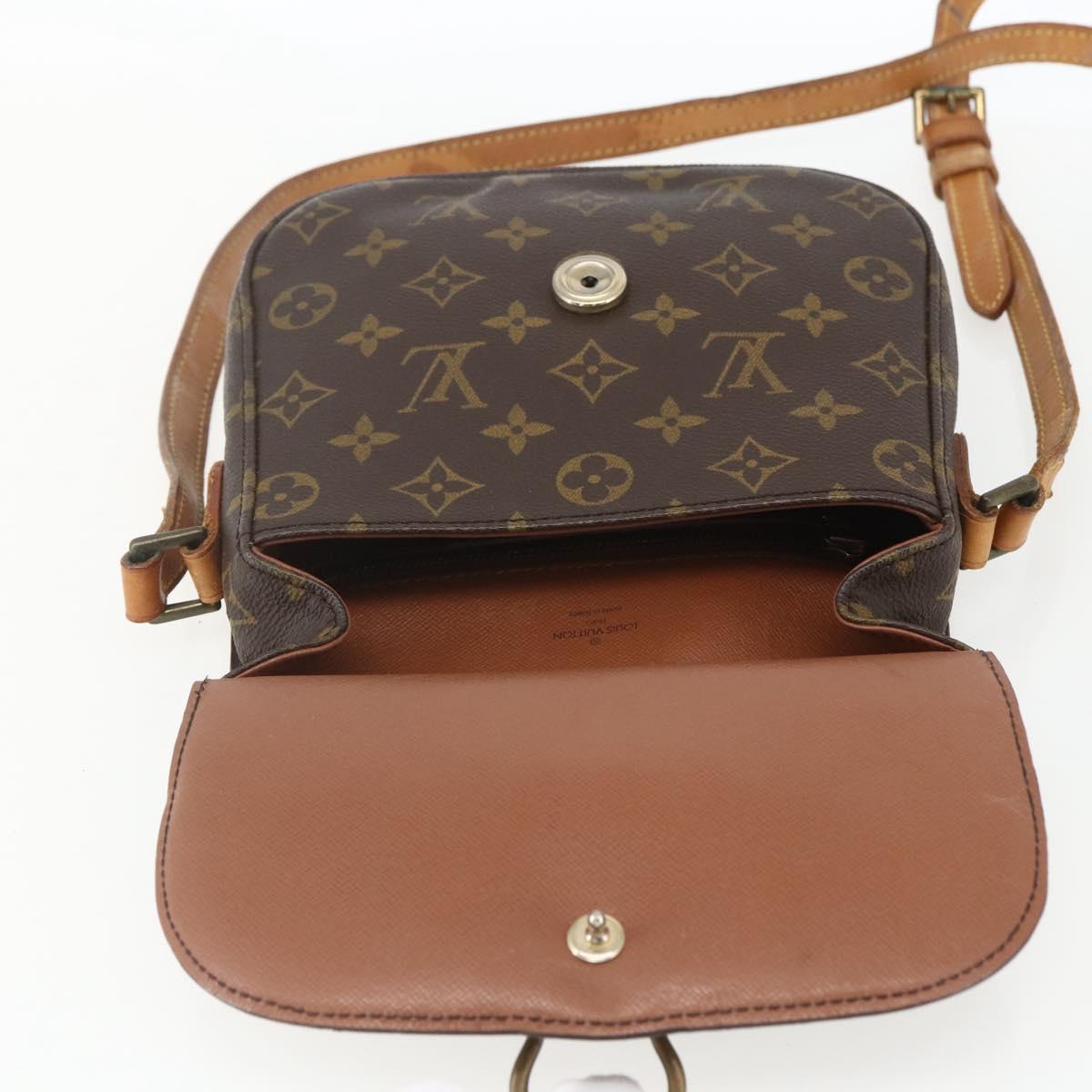LOUIS VUITTON Monogram Saint Cloud MM Shoulder Bag M51243 LV Auth 162494
