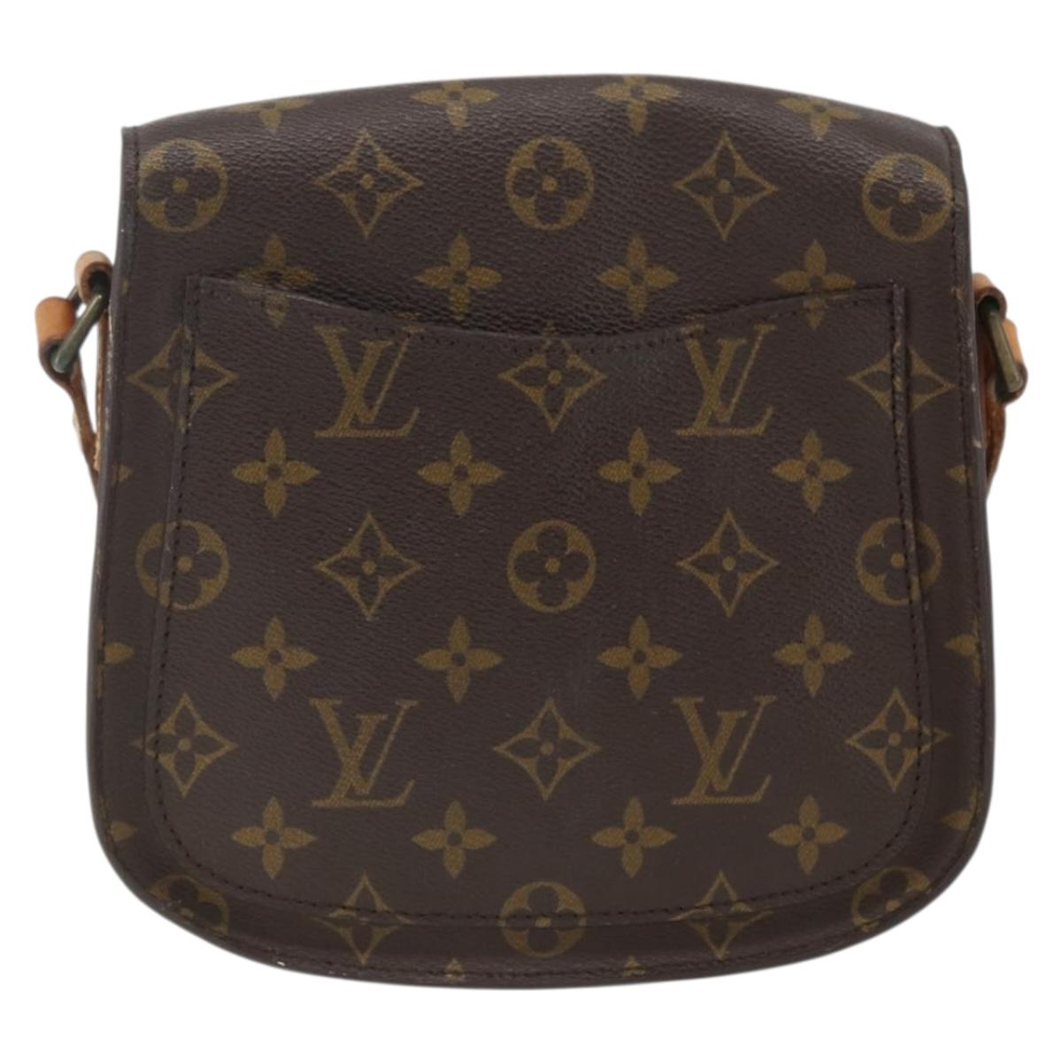 LOUIS VUITTON Monogram Saint Cloud MM Shoulder Bag M51243 LV Auth 162494