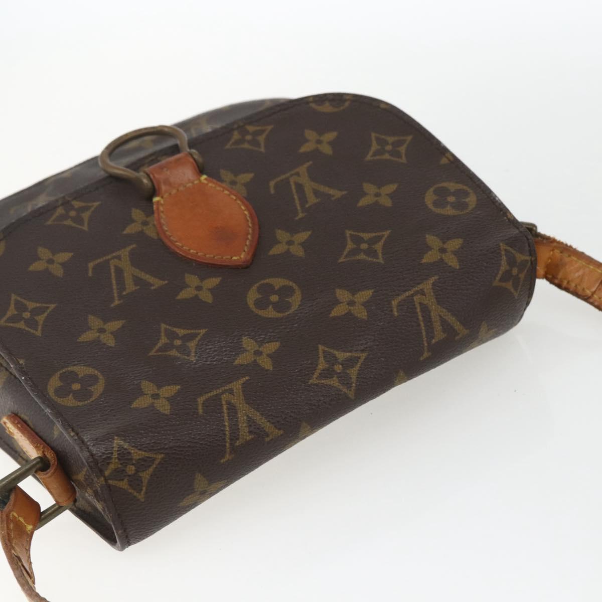 LOUIS VUITTON Monogram Saint Cloud MM Shoulder Bag M51243 LV Auth 162494