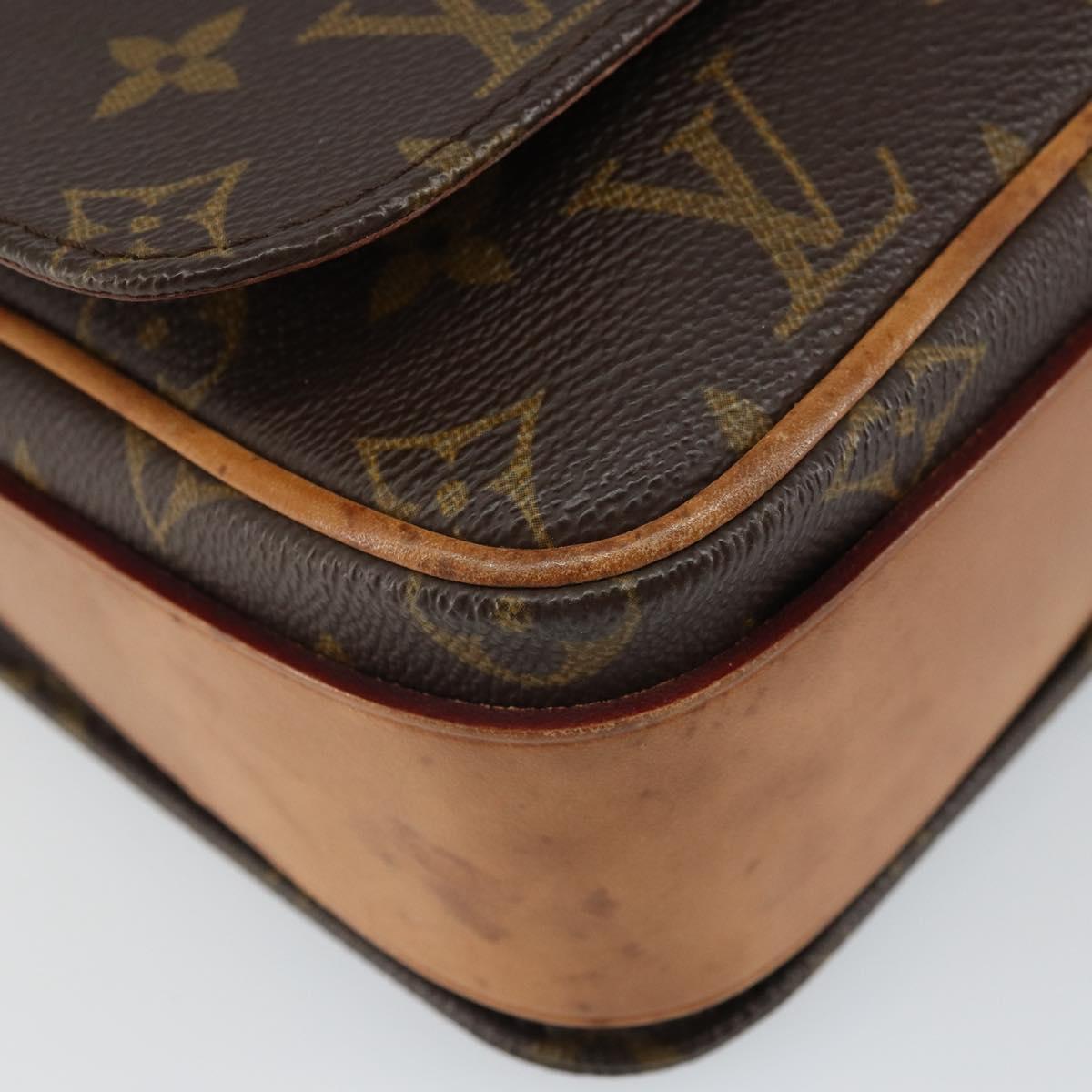 LOUIS VUITTON Monogram Cartouchiere GM Shoulder Bag M51252 LV Auth 162496