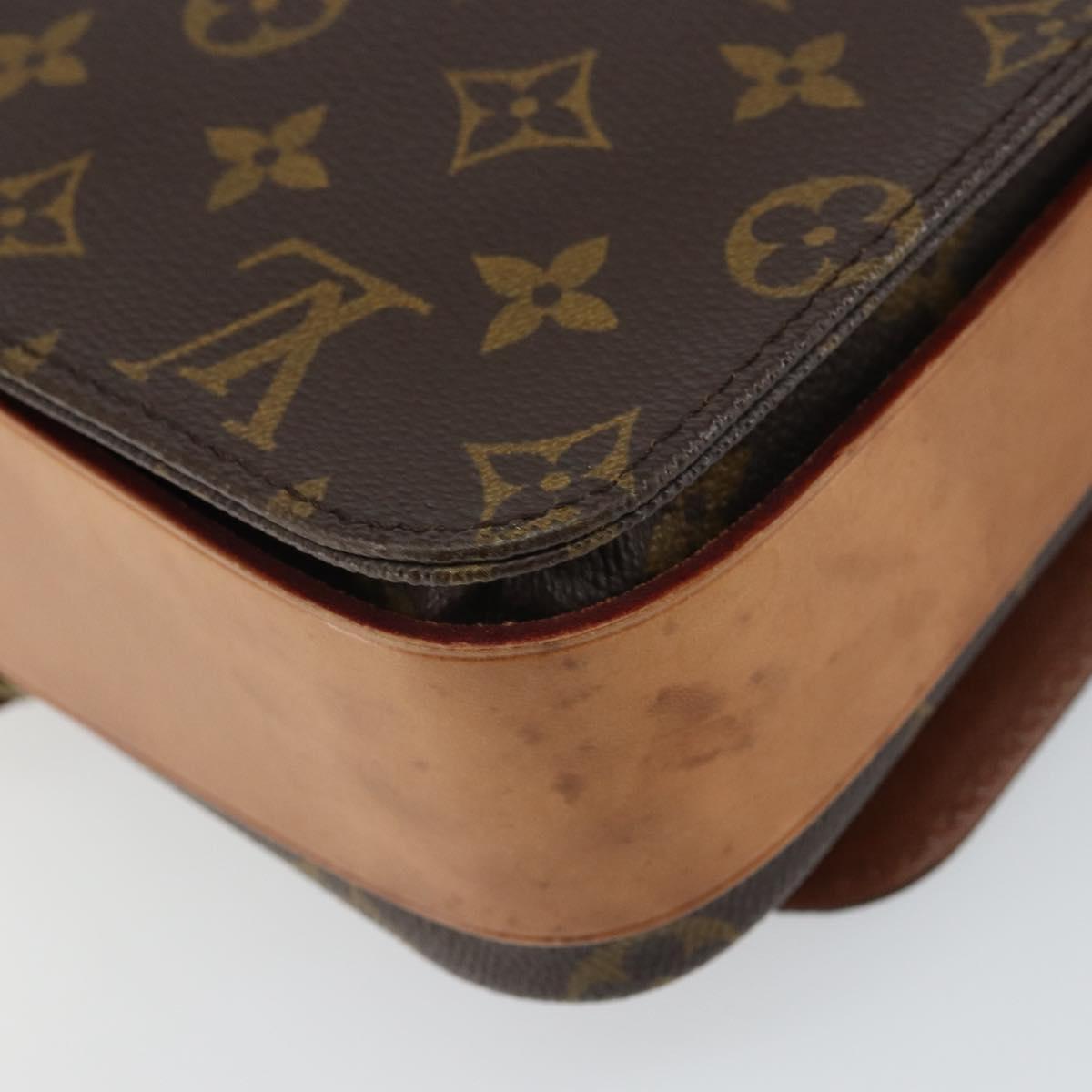 LOUIS VUITTON Monogram Cartouchiere GM Shoulder Bag M51252 LV Auth 162496