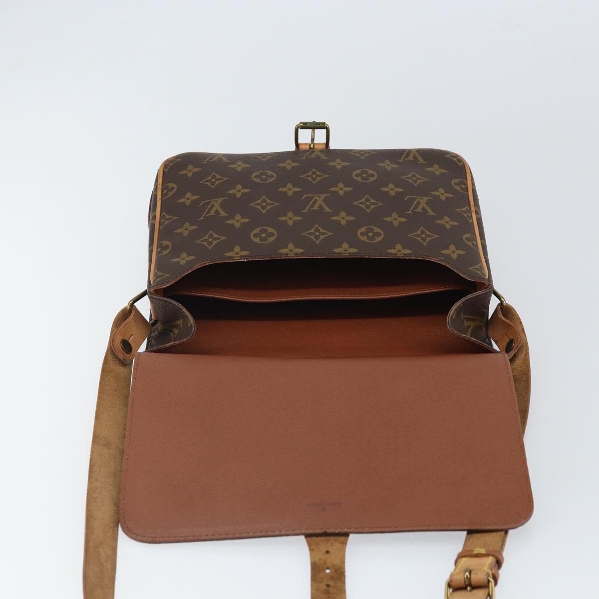 LOUIS VUITTON Monogram Cartouchiere GM Shoulder Bag M51252 LV Auth 162496