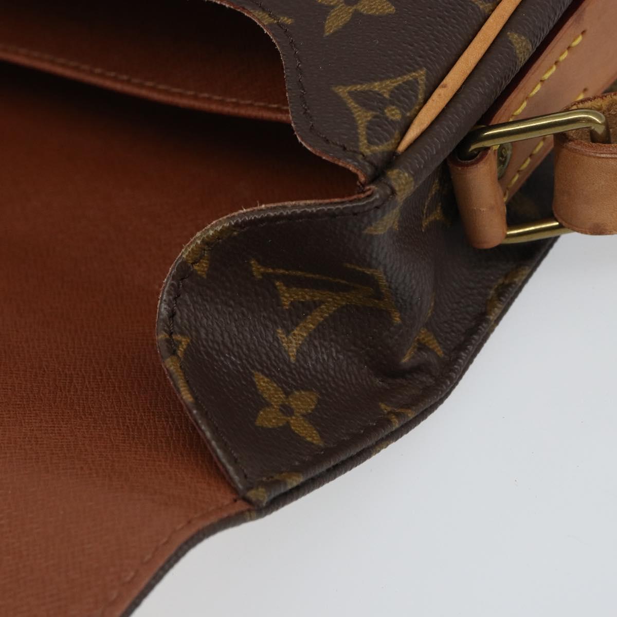 LOUIS VUITTON Monogram Cartouchiere GM Shoulder Bag M51252 LV Auth 162496