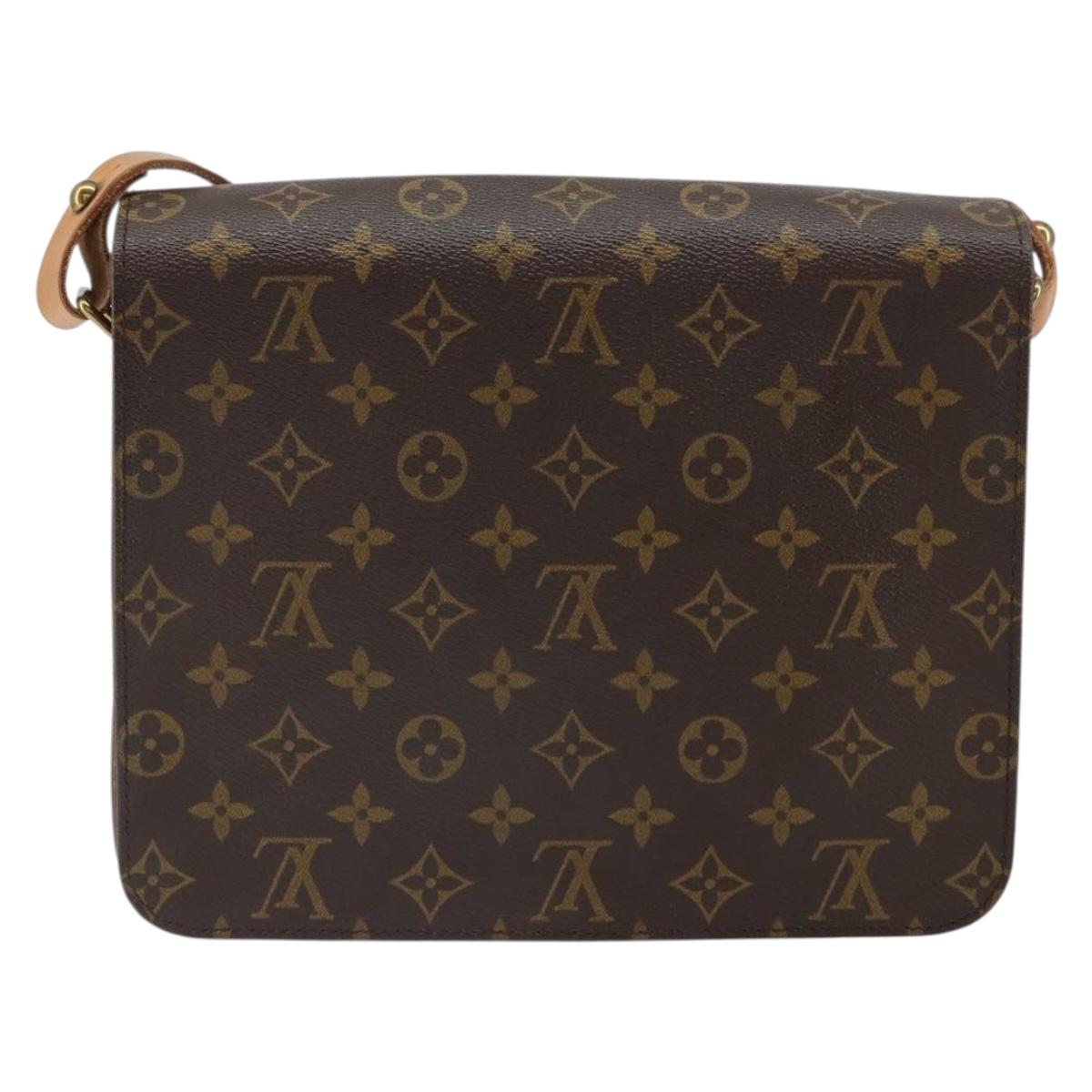 LOUIS VUITTON Monogram Cartouchiere GM Shoulder Bag M51252 LV Auth 162496
