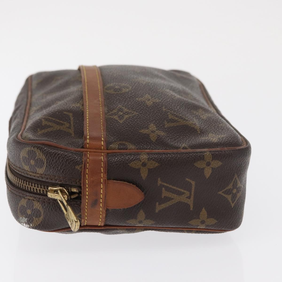 LOUIS VUITTON Monogram Compiegne 23 Clutch Bag M51847 LV Auth 162497