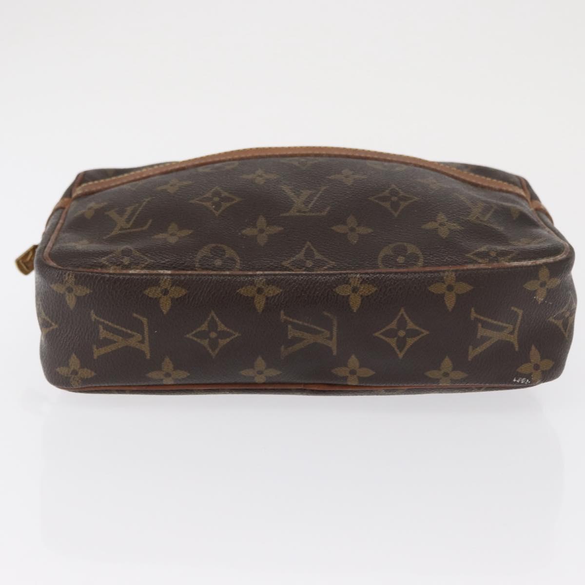 LOUIS VUITTON Monogram Compiegne 23 Clutch Bag M51847 LV Auth 162497