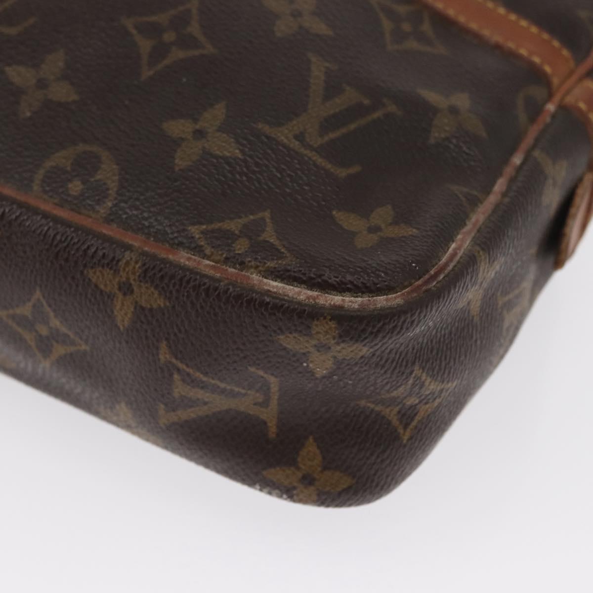 LOUIS VUITTON Monogram Compiegne 23 Clutch Bag M51847 LV Auth 162497