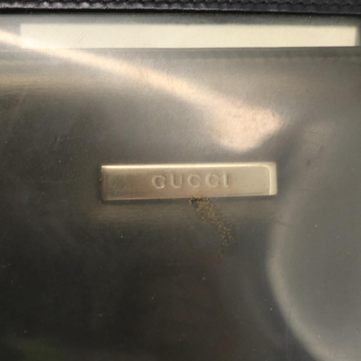 GUCCI Shoulder Bag Vinyl Clear 001 2058 1773 5 Auth 162528