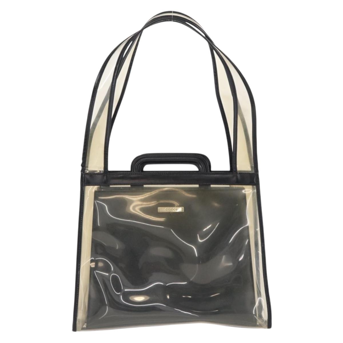 GUCCI Shoulder Bag Vinyl Clear 001 2058 1773 5 Auth 162528
