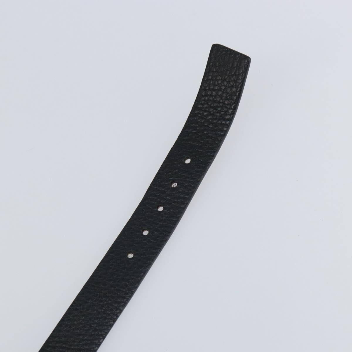Salvatore Ferragamo Gancini Reversible Belt Leather 34.6"" Brown Auth 162547