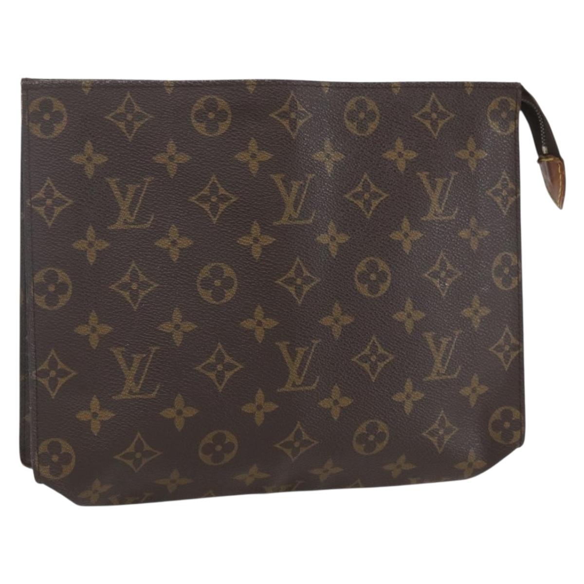 LOUIS VUITTON Monogram Poche Toilette 26 Pouch M47542 LV Auth 162553